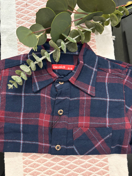 Check Heritage Cotton Boys’ Shirt