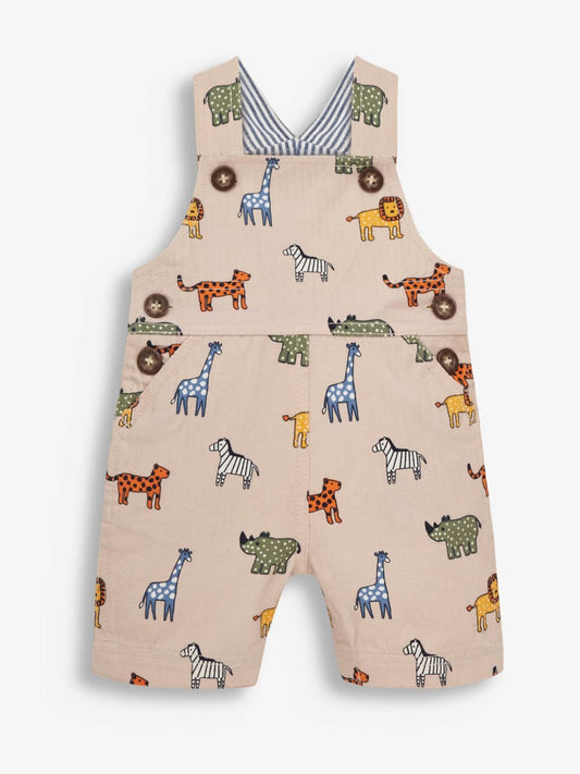 Safari Pals Soft Denim Dungaree Romper