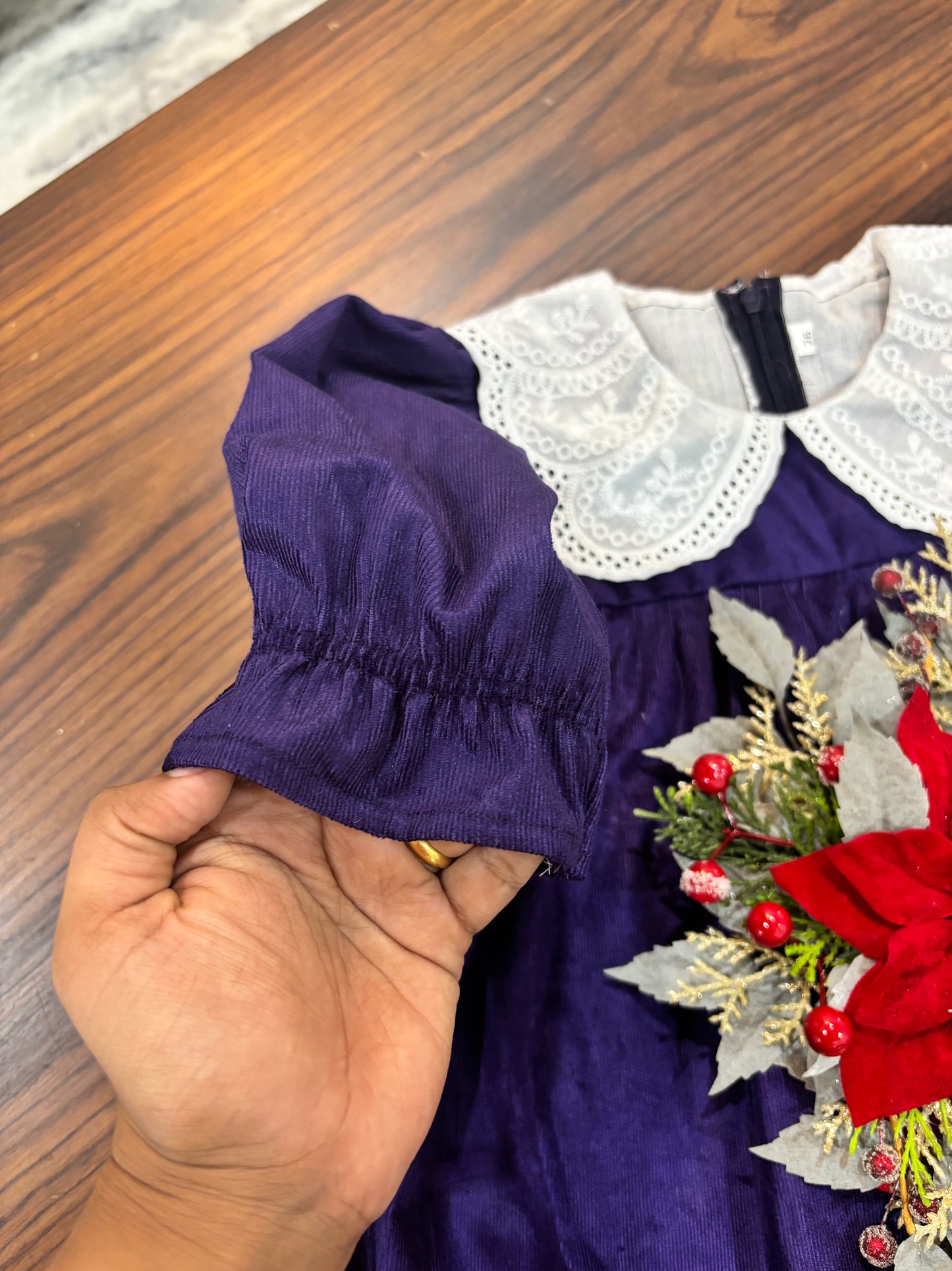 velvet corduroy dress