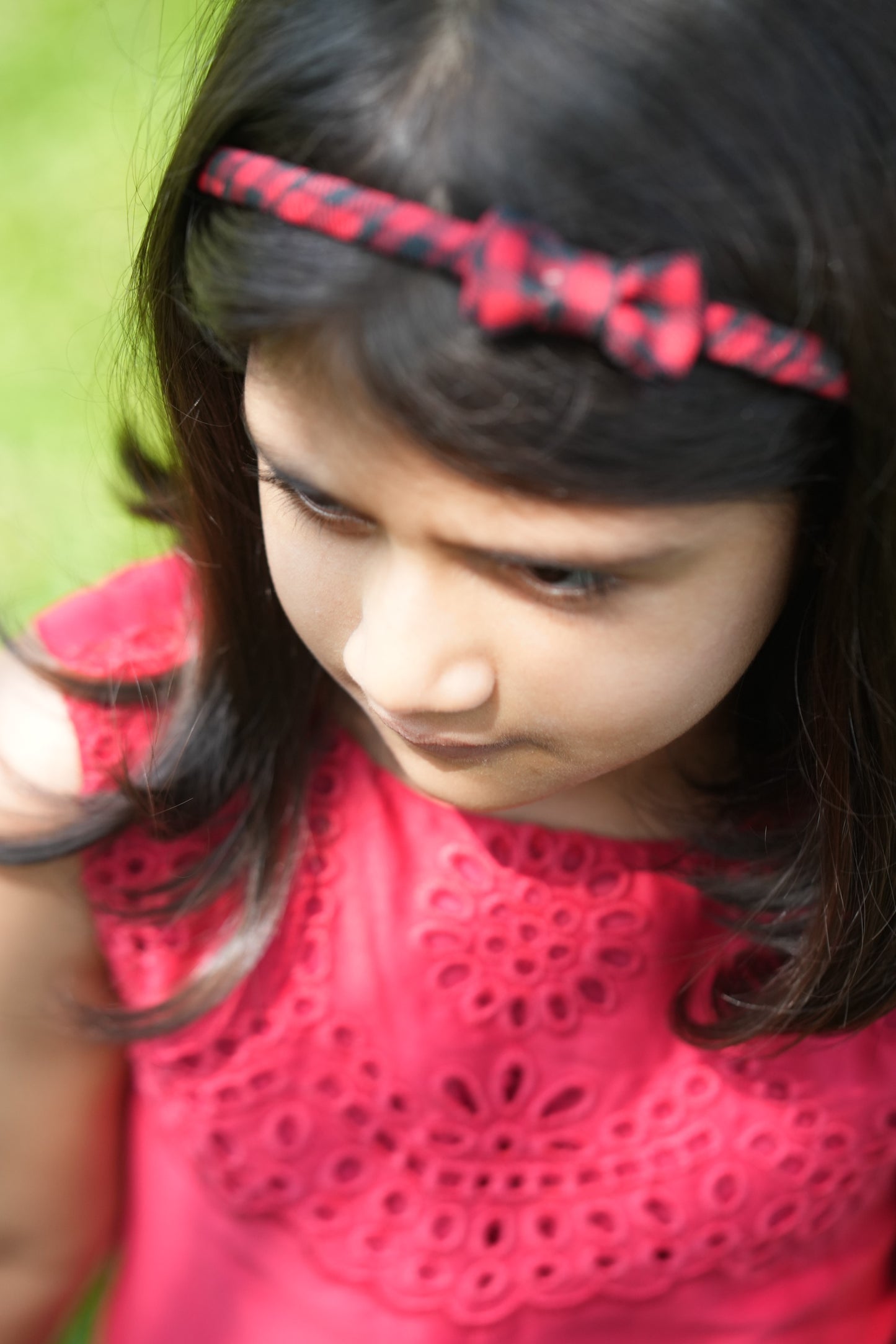Ruby Blossom Eyelet Dress