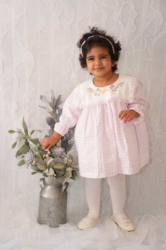Little Ducks Vintage Gingham Dress