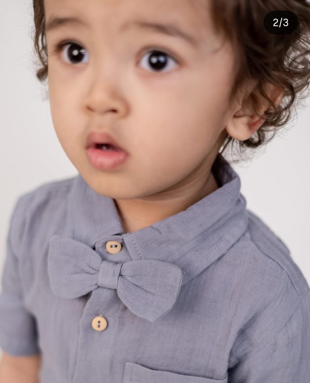Muslin Co-ord Set with Bow Tie